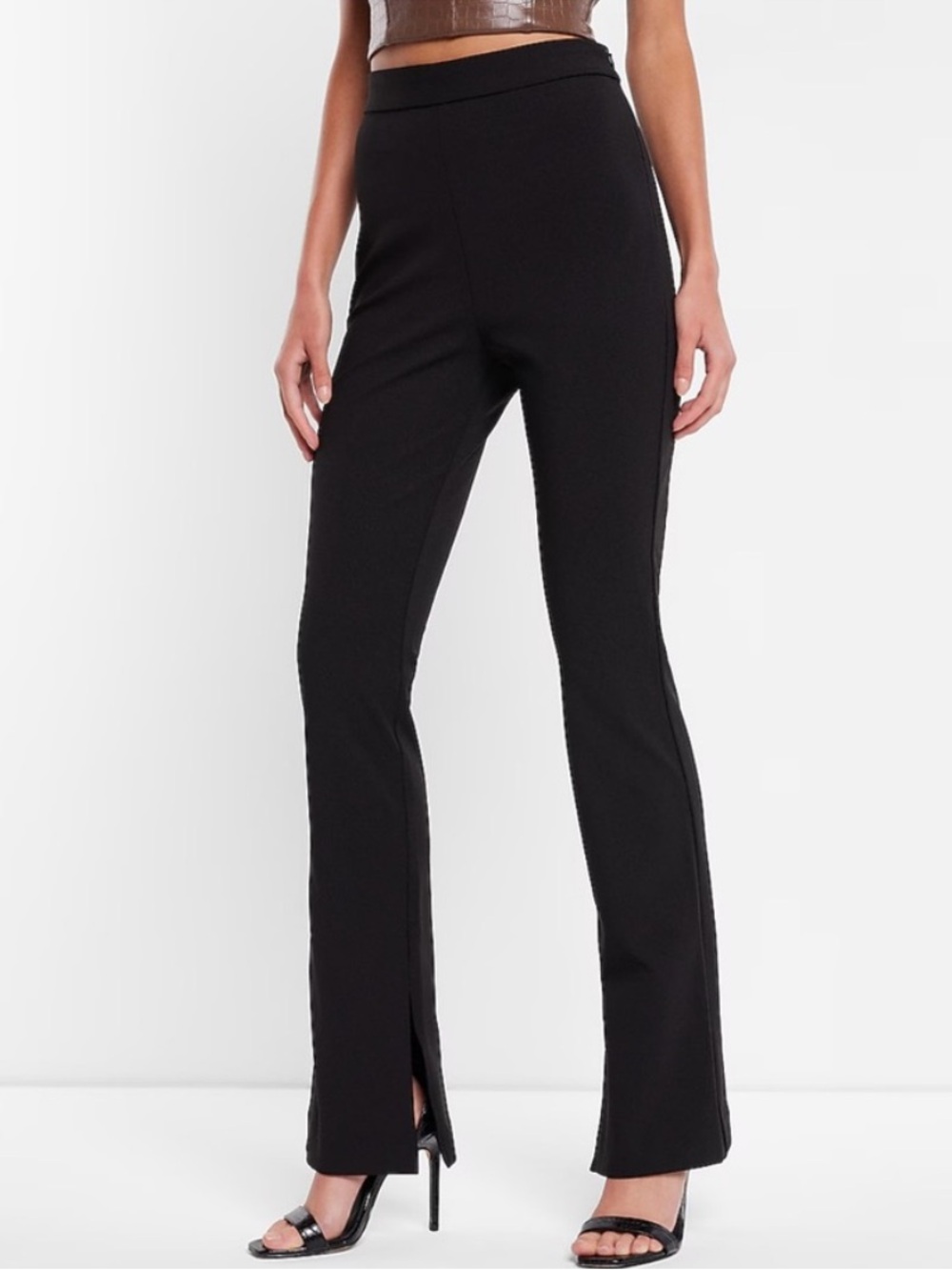 Express Skyscraper High-Rise Slim Flare Pants
